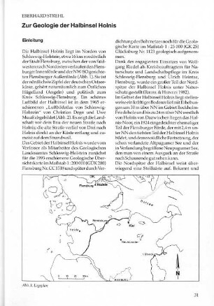 Zur Geologie der Halbinsel Holnis
