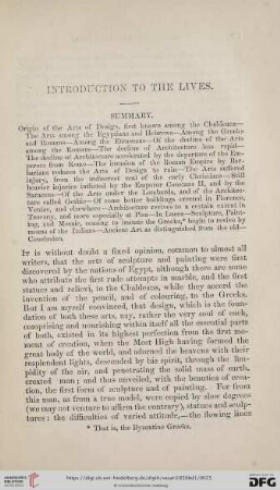 Introduction to the lives