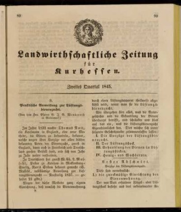 Zweites Quartal 1845