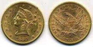 10 Dollar, Goldmünze