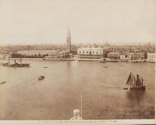 Stadtpanorama mit Blick von der Insel San Giorgio Maggiore aus, Venedig