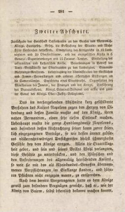 281, Zweiter Abschnitt