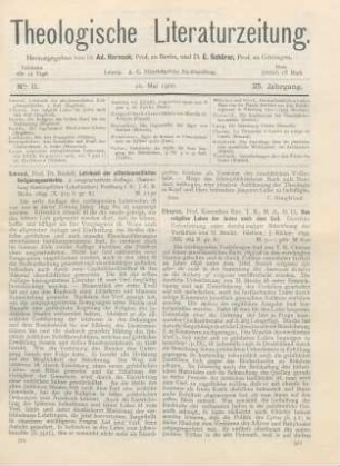322-324 [Rezension] Cheyne, Thomas Kelly, Das religiöse Leben der Juden nach dem Exil