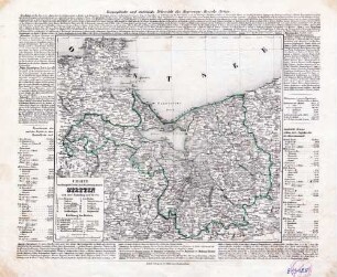 Charte vom Königlich Preussischen Regierungsbezirk Stettin nach seiner Eintheilung in 12 Kreise