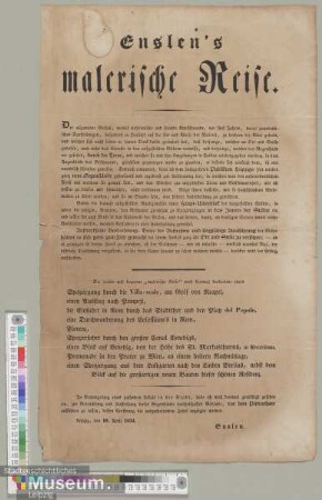 Enslen´s malerische Reise