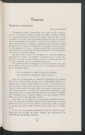 Pequeños comentarios