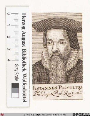 Bildnis Johann Possel(ius) d. Ä.