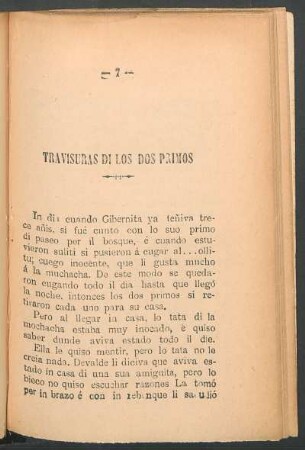 Travisuras di los dos primos