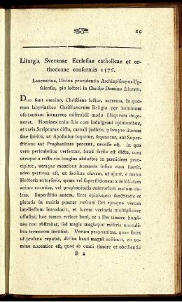 Liturgia Suecanae Ecclesiae atholicae et orthodoxae conformis 1576.
