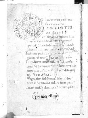 Cantica canticorum - BSB Clm 4623
