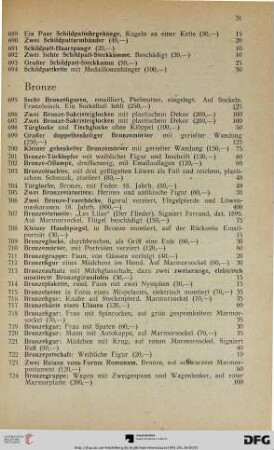 Bronze (Nr. 695-732)