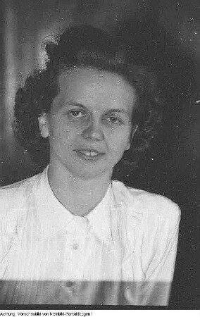 Ursula Sellke, Sekretärin, 1950