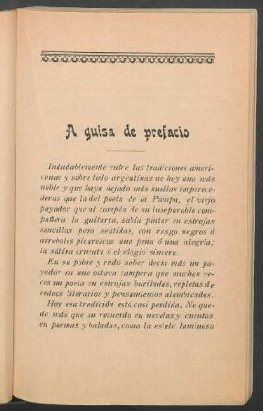 A guisa de prefacio
