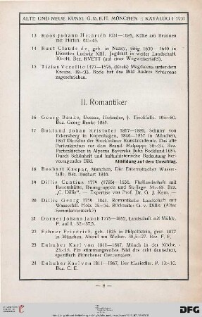 II. Romantiker (Nr. 16-46)