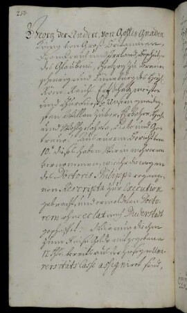 Verwaltung der Hinterlassenschaft des ausgewiesenen Doktor Philippi.