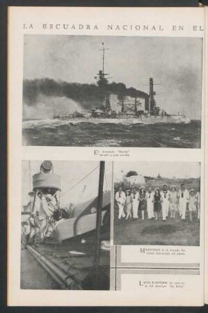 La escuadra nacional en el puerto de Buenos Aires - [Varias fotografías]
