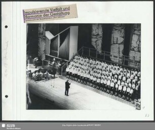 Jahreskonzert des Bergsteigerchores mit Instrumentalgruppe : Dirigent: Werner Matschke; Instrumentalgruppe: Annelies Sebastian
