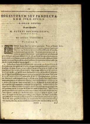 ... Liber XXXVIII. ... De Operis Libertorum