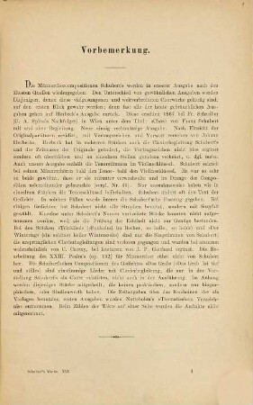 Franz Schuberts Werke, [22,9]. Bd. 9, Zu Serie XVI / hrsg. von Eusebius Mandyczewski. - 1891. - 15 S.