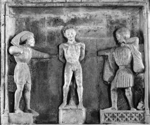 Geißelung : Geißelung. Faouët, Le (Morbihan), Saint-Fiacre