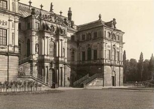Dresden. Großer Garten. Palais, Teilansicht