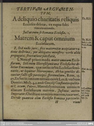 Tertium Argumentum