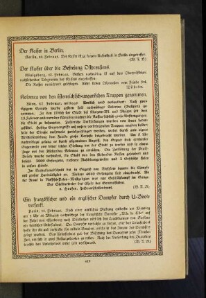 Kolomea von den österreichisch=ungarischen Truppen genommen.
