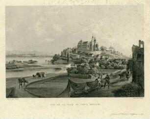 Vue de la ville de vieux Brisach