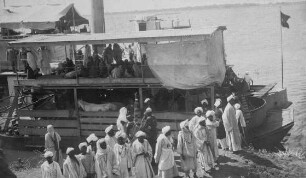 Araber am Ufer des Weißen Nils bei Renk [Reise nach dem Sudan, Band 1]