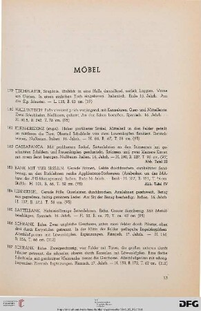 Möbel (Nr. 179-219)