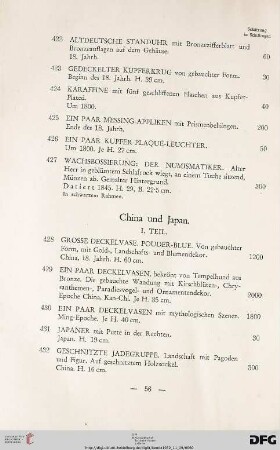China und Japan. I. Teil (Nr. 428-455)