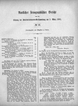 No. 10, 3. März 1881
