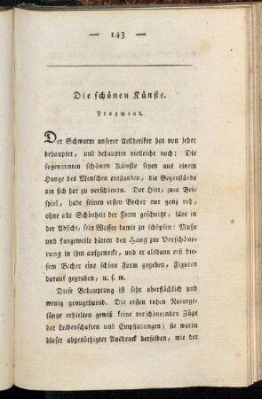 Die schönen Künste