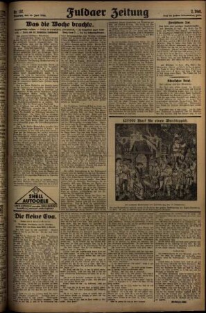 Zweite Ausgabe vom Sonntag, den 15. Juni 1930.