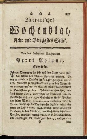 Acht und Vierzigstes Stück.