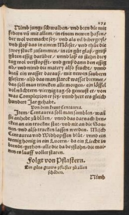 Folgt von Pflastern.