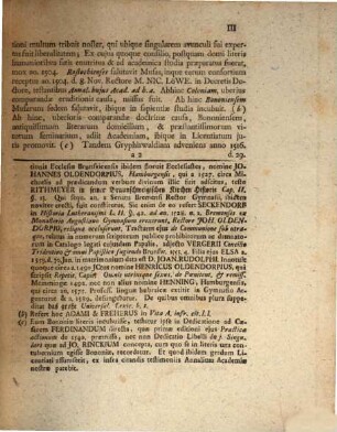 Programma quo ... in recensendis vitis iureconsultorum Gryphiswaldensium ad tempora usque salutaris reformationis, simulque collapsae ac restauratae iterum academiae pergit