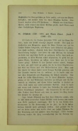 94. Elisabeth (1558 - 1603) und Maria Stuart. Jacob I. (1603 - 25)