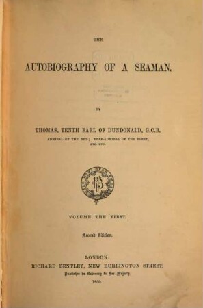 The autobiography of a seaman, I