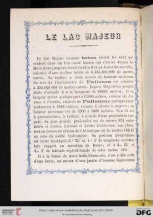 Le lac majeur