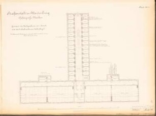 Strafanstalt, Wartenburg: Grundriss 2.OG, DG 1:150