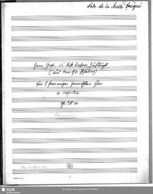 Herr Gott du bist unsere Zuflucht - Mus.10108-E-500 : Coro - op. 28a