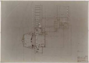 Kammerspiele (später: Schauspielhaus), Bochum: Geschoss Beleuchterzone Grundriss 1:100