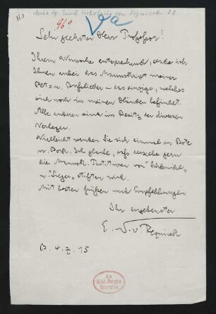Brief an Wilhelm Altmann : 04.07.1915