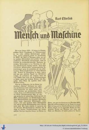 Mensch und Maschine.