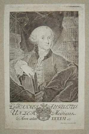 Bildnis von Johann August Unzer (1727-1799)