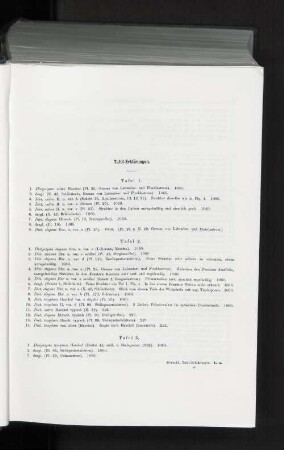 Tafel-Erklärungen.
