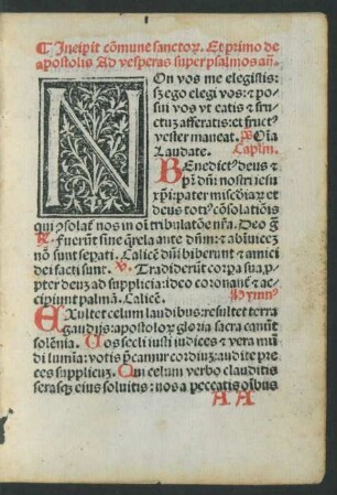 P. 13. Pars aestivalis. Commune sanctorum.