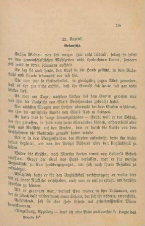 22. Kapitel. Belauscht.