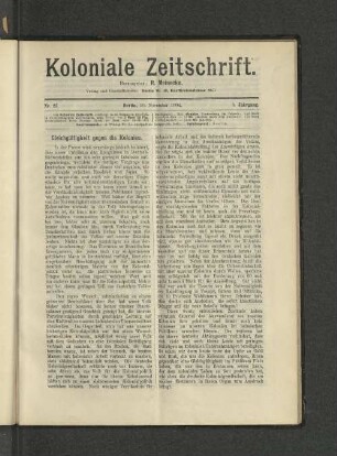 Nr. 23 10. November 1904.